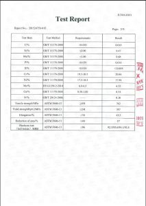 វិញ្ញាបនប័ត្រសម្រាប់អេស ៣១២៥៤ ។