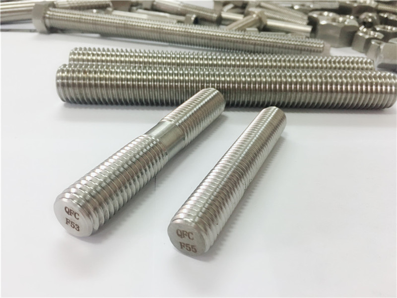 fasteners ដែកអ៊ីណុកដោយដៃដោយស្វ័យប្រវត្តិម៉ាស៊ីនទ្វេដងដំបងខ្សែស្រឡាយចុង