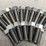 254smo uns s31254 en1.4547 គ្រាប់និងគ្រាប់ 1-1 / 2 2 -8unx180 ម។