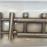 ansi 316ti / en 1.4571, 317l / en 1.4438 គ្រឿងបន្លាស់ដែកអ៊ីណុក - ភ្ជាប់ដំបងស៊េរី។